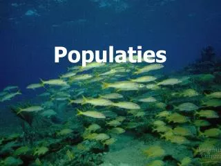 Populaties