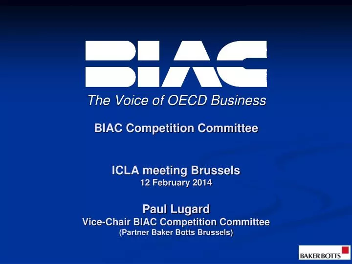 the voice of oecd business
