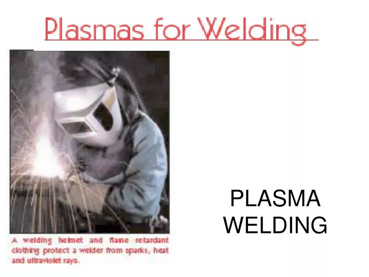 plasma welding