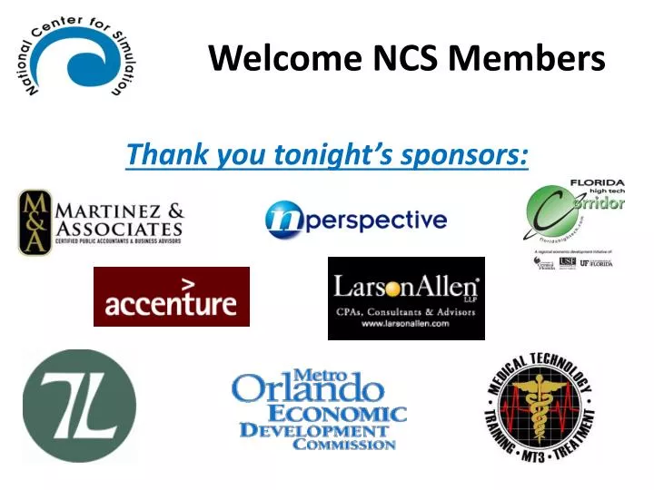 welcome ncs members