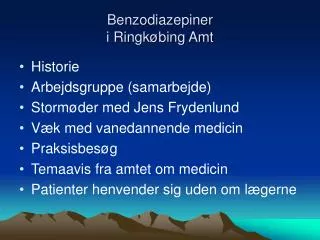 benzodiazepiner i ringk bing amt