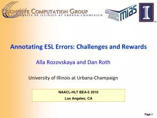 Annotating ESL Errors: Challenges and Rewards