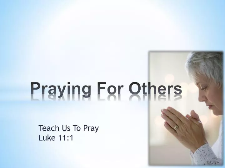 praying for others