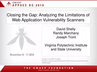 Closing the Gap: Analyzing the Limitations of Web Application Vulnerability Scanners