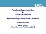 Funding Opportunities - slide 1