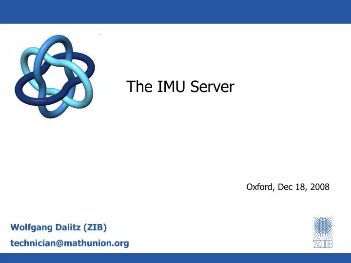 the imu server