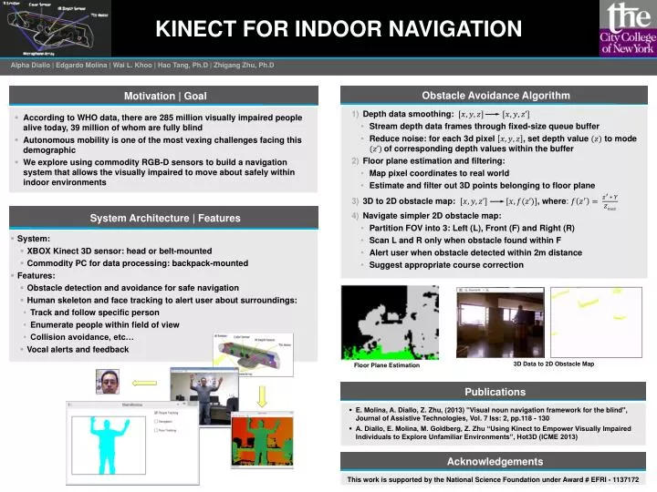 kinect for indoor navigation