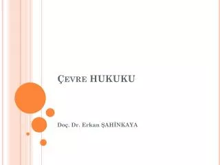 evre hukuku