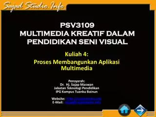 psv3109 multimedia kreatif dalam pendidikan seni visual