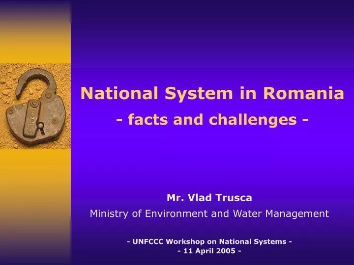 national system in romania facts and challenges