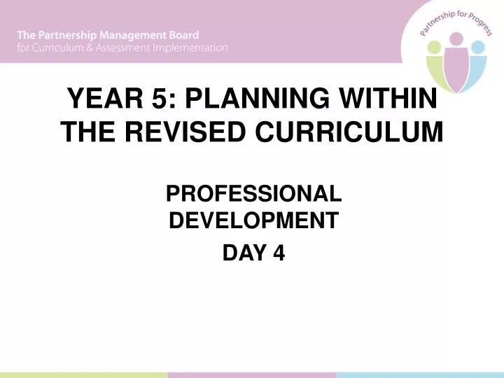 year 5 planning within the revised curriculum