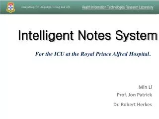 Intelligent Notes System