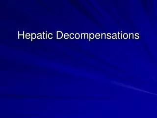 Hepatic Decompensations