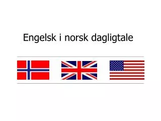 engelsk i norsk dagligtale