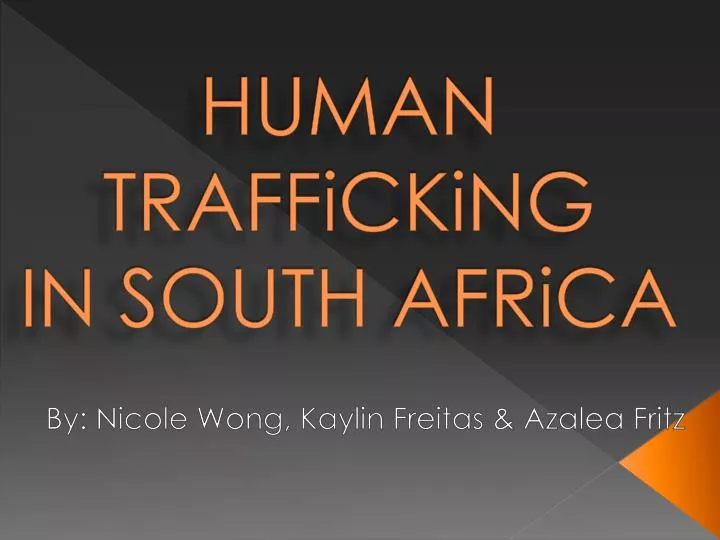 human trafficking in south africa
