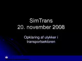 simtrans 20 november 2008