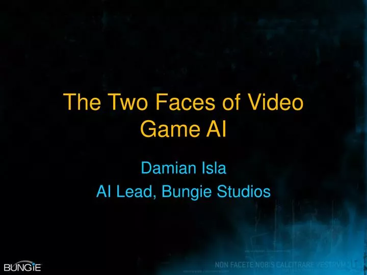 the two faces of video game ai