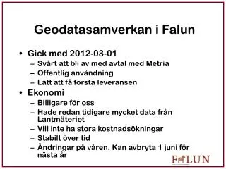 geodatasamverkan i falun