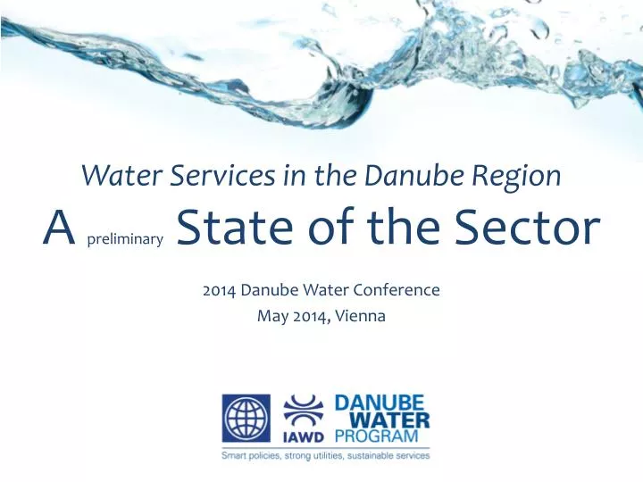 water services in the danube region a preliminary state of the sector