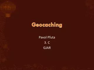 geocaching