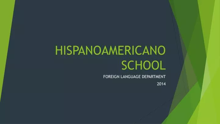 hispanoamericano school