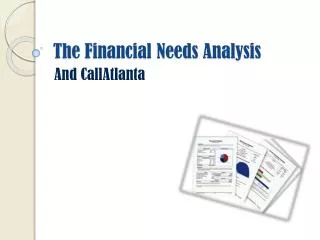 The Financial Needs Analysis