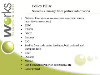 Policy Pillar