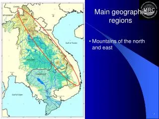 Mountains of the north and east