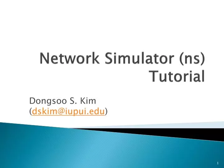 network simulator ns tutorial