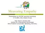 Measuring Empathy - slide 1