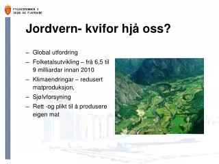 jordvern kvifor hj oss