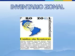 inventario zonal