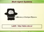 Multi Agent Systems - slide 1
