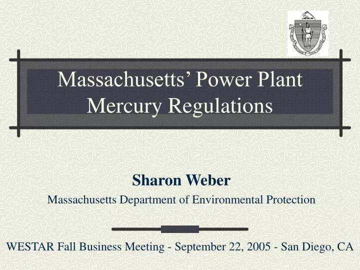 massachusetts power plant mercury regulations