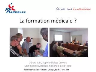 la formation m dicale