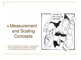 Measurement and Scaling Concepts