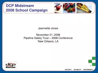 DCP Midstream 2008 School Campaign