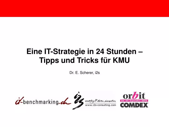 eine it strategie in 24 stunden tipps und tricks f r kmu