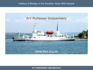 R/V Professor Vodyanitskiy