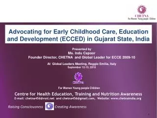 Advocating for Early Childhood Care, Education and Development (ECCED) in Gujarat State, India