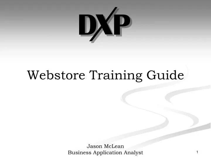 webstore training guide