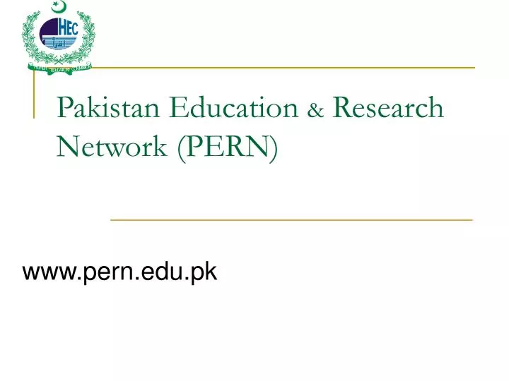 pakistan education research network pern