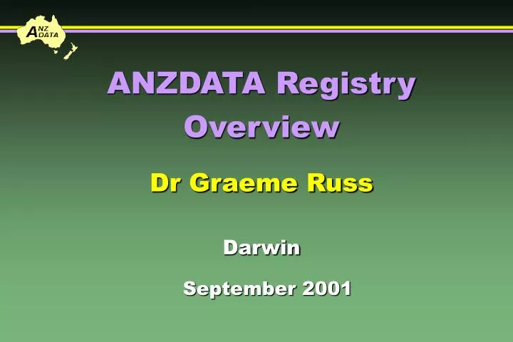anzdata registry overview