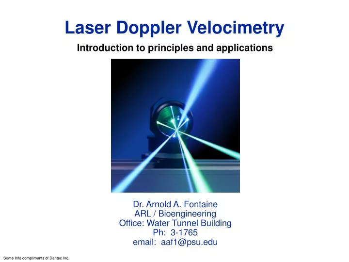 laser doppler velocimetry