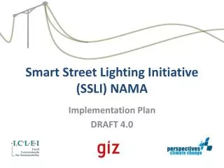 Smart Street Lighting Initiative (SSLI) NAMA