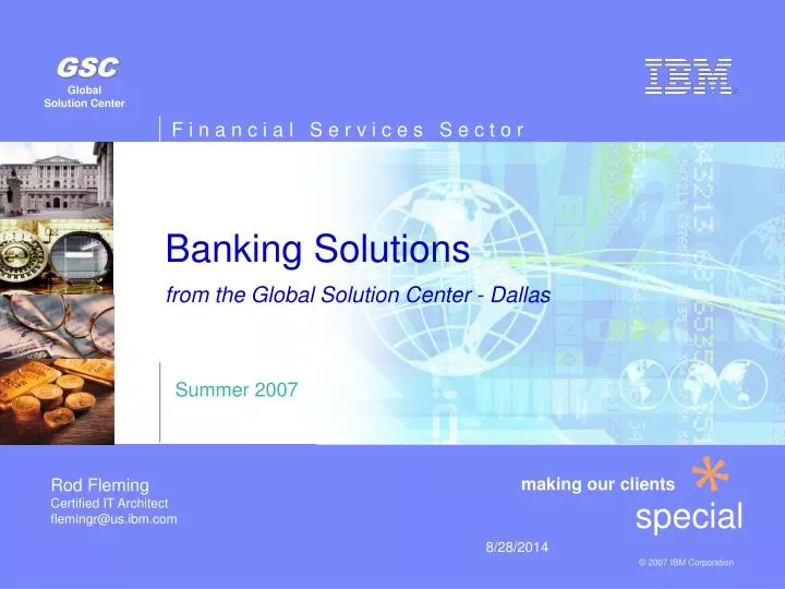 banking solutions from the global solution center dallas