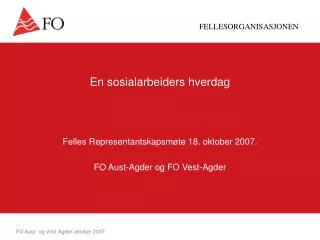 en sosialarbeiders hverdag