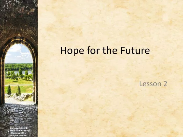hope for the future