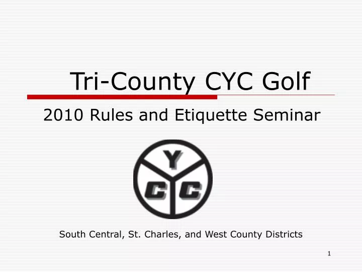 tri county cyc golf