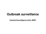 Outbreak surveillance - slide 1